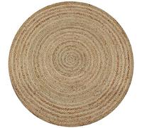vidaXL Tapis jute tressé rond 150 cm – naturel – intérieur