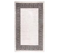 Vidaxl Tapis Lavable Antidérapant 120x180 Cm Beige Clair