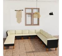 Vidaxl Tapis Lavable Antidérapant 190x300 Cm Noir Et Doré