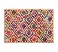 vidaXL Tapis Lavable Antidérapant, Moquette de Sol, Carpette de Chambre à Coucher Salon Salle de Séjour, Moderne, Multicolore 120x180 cm