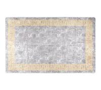 Tapis Lavable Antidérapant Moquette d'Entrée Tapis de Sol Paillasson de Sol Tapis d'Entrée Moquette de Couloir 160x230 cm Gris