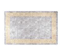 vidaXL Tapis Lavable Antidérapant Moquette d'Entrée Tapis de Sol Paillasson de Sol Tapis d'Entrée Moquette de Couloir 80x150 cm Gris