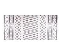 Top Tendances Tapis Lavable AntidéRapant 80x300 Cm Noir Et Blanc-946739