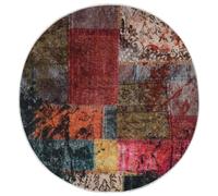 Vidaxl Tapis Lavable Antidérapant Patchwork ?120 Cm Multicolore