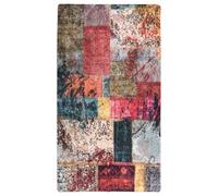 vidaXL Tapis lavable antidérapant Patchwork 190x300 cm Multicolore