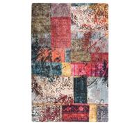 Vidaxl Tapis Lavable Antidérapant Patchwork 80x150 Cm Multicolore