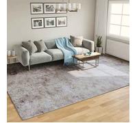 vidaXL Tapis lavable gris 400x300 cm 136633