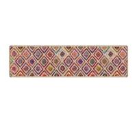vidaXL Tapis lavable multicolore 80 x 300 cm antidérapant