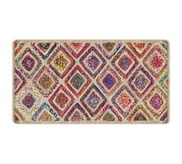 vidaXL Tapis 136585 lavable antidérapant moderne multicolore 80x150 cm