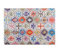vidaXL Tapis lavable antidérapant moderne multicolore 80x150 cm