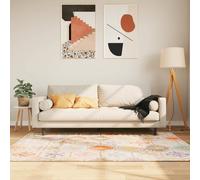 vidaXL Tapis Lavable Antidérapant, Moquette de Sol, Carpette de Chambre à Coucher Salon Salle de Séjour, Moderne, Multicolore 160x230 cm