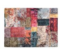 vidaXL Tapis lavable antidérapant Patchwork moderne multicolore 400x300 cm