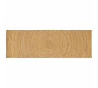 vidaXL Tapis Marron 60 x 250 cm Jute, Tapis rectangulaire en Jute pour Le Salon, Look Moderne, écolo, déco pour Le Sol, Style Minimaliste, Design Artisanal