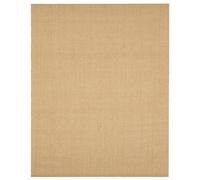 vidaXL Tapis Moquette de Sol Tapis de Plancher Tapis de Sol Moquette de Salon Salle de Séjour Maison Intérieur Sisal Naturel 80x100 cm