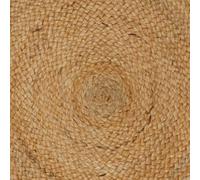 Vidaxl Tapis Naturel Ø 120 Cm Jute