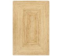 vidaXL Tapis fait à la main en jute naturel 80 x 160 cm