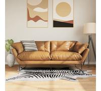 Vidaxl Tapis Noir Et Blanc 120x170 Cm Motif Zèbre Lavable Antidérapant