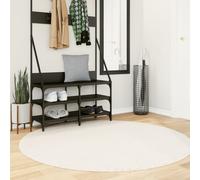 Vidaxl Tapis Oviedo À Poils Courts Beige Ø 160 Cm