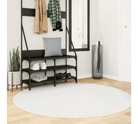 Vidaxl Tapis Oviedo À Poils Courts Crème Ø 160 Cm