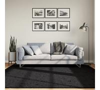 Vidaxl Tapis Oviedo À Poils Courts Noir 200x200 Cm