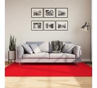 Vidaxl Tapis Oviedo À Poils Courts Rouge 140x200 Cm