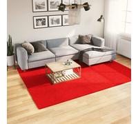 Vidaxl Tapis Oviedo À Poils Courts Rouge 200x280 Cm