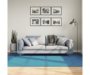 Vidaxl Tapis Oviedo À Poils Courts Turquoise 160x230 Cm