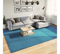 Vidaxl Tapis Oviedo À Poils Courts Turquoise 240x340 Cm