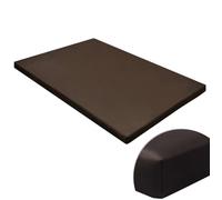 vidaXL Tapis Plat Rectangulaire pour Chien Taille M Marron Panier Couchage 170240