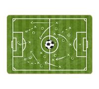 vidaXL Tapis pour enfants Vert 160x230 cm Terrain de foot Lavable Antidérapant