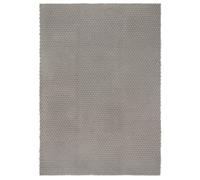 Vloerkleed rechthoekig 160x230 cm katoen grijs345122