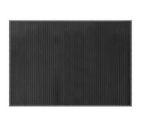 vidaXL Tapis rectangulaire Gris 70x100 cm Bambou, Tapis de Salon, Tapis de Cuisine, Tapis rectangulaire, Tapis de Chambre à Coucher