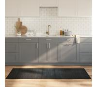 Vidaxl Tapis Rectangulaire Gris 70x200 Cm Bambou