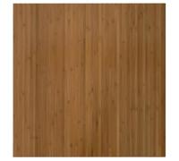 vidaXL Tapis rectangulaire Marron 100x100 cm Bambou, Tapis de Salon, Tapis rectangulaire, Tapis Moderne, Tapis de Chambre à Coucher, Tapis en Bambou