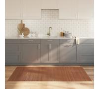 vidaXL Tapis rectangulaire Marron 100x200 cm Bambou, Tapis de Salon, Tapis rectangulaire, Tapis Moderne, Tapis de Chambre à Coucher, Tapis en Bambou