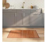 vidaXL Tapis rectangulaire marron 70x100 cm bambou, tapis de salon, tapis de cuisine, tapis rectangulaire, tapis de chambre 376866