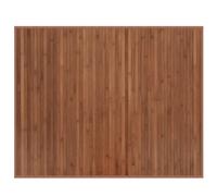 vidaXL Tapis rectangulaire Marron 80x100 cm Bambou, Tapis de Salon, Tapis de Cuisine, Tapis rectangulaire, Tapis de Chambre à Coucher
