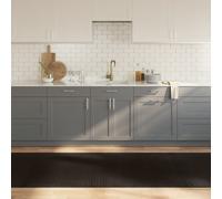 vidaXL Tapis rectangulaire Marron foncé 100x300 cm Bambou, Tapis de Salon, Tapis rectangulaire, Tapis Moderne, Tapis de Chambre à Coucher