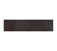 vidaXL Tapis rectangulaire Marron foncé 70x300 cm Bambou