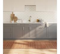 vidaXL Tapis rectangulaire Naturel 80x300 cm Bambou, Tapis de Salon, Tapis de Cuisine, Tapis rectangulaire, Tapis de Chambre à Coucher