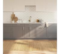 Tapis rectangulaire vidaXL Naturel Clair 100x400 cm Bambou, Tapis de Salon et de Chambre à Coucher