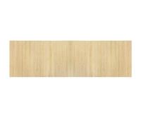 vidaXL Tapis rectangulaire Naturel Clair 60x200 cm Bambou