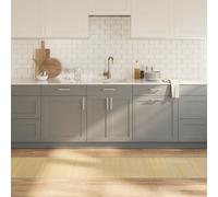 Tapis rectangulaire naturel clair 60x300 cm bambou