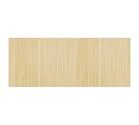vidaXL Tapis rectangulaire en bambou naturel clair 80 x 200 cm