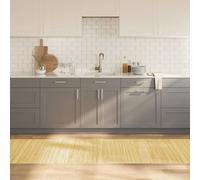 Tapis rectangulaire naturel clair 80x300 cm bambou, tapis de salon, tapis rectangulaire, tapis moderne, tapis de 376783