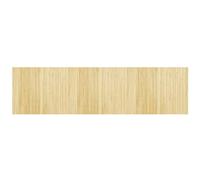 vidaXL Tapis rectangulaire Naturel clair 80x300 cm Bambou – Tapis de salon