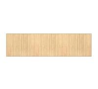 vidaXL Tapis rectangulaire Naturel clair Bambou 80 x 300 cm