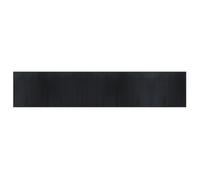 vidaXL Tapis rectangulaire Bambou 100x1000 cm Noir pour salon, cuisine, chambre