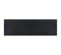 vidaXL Tapis rectangulaire Noir 60x200 cm Bambou, Tapis de Salon, Tapis de Cuisine, Tapis rectangulaire, Tapis de Chambre à Coucher