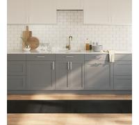 vidaXL Tapis rectangulaire Noir 60x400 cm Bambou, Tapis de Salon, Tapis de Cuisine, Tapis rectangulaire, Tapis de Chambre à Coucher